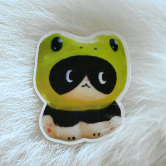 Babyfrog Ceramic Cat Sticker