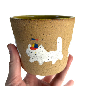 Hats on Cats Planter/Cup