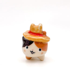 Seconds - Calico Cowboy Cat Figure