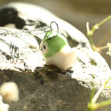 White Frog-Cat Porcelain Necklace