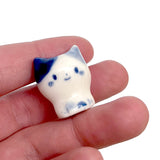 Mini Porcelain Figure - Blue Calico