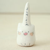 Ceramic Cat Figure - Li'l Dummy