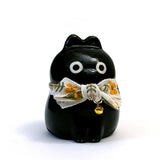 Ceramic Cat Figure - Black