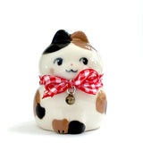 Ceramic Cat Figure - Calico (Seconds)