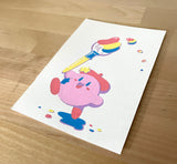 Original Art - Paintbrush Kirby